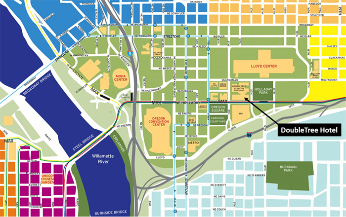 Double Tree Hotel Map Overview